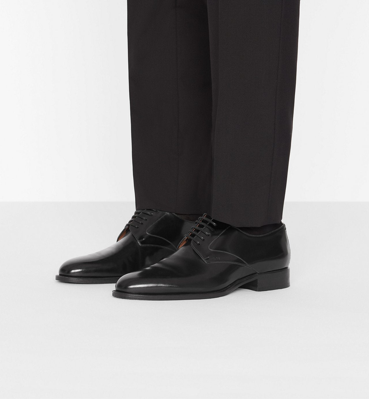 Dior Timeless Derby Shoe Black Polished Calfskin