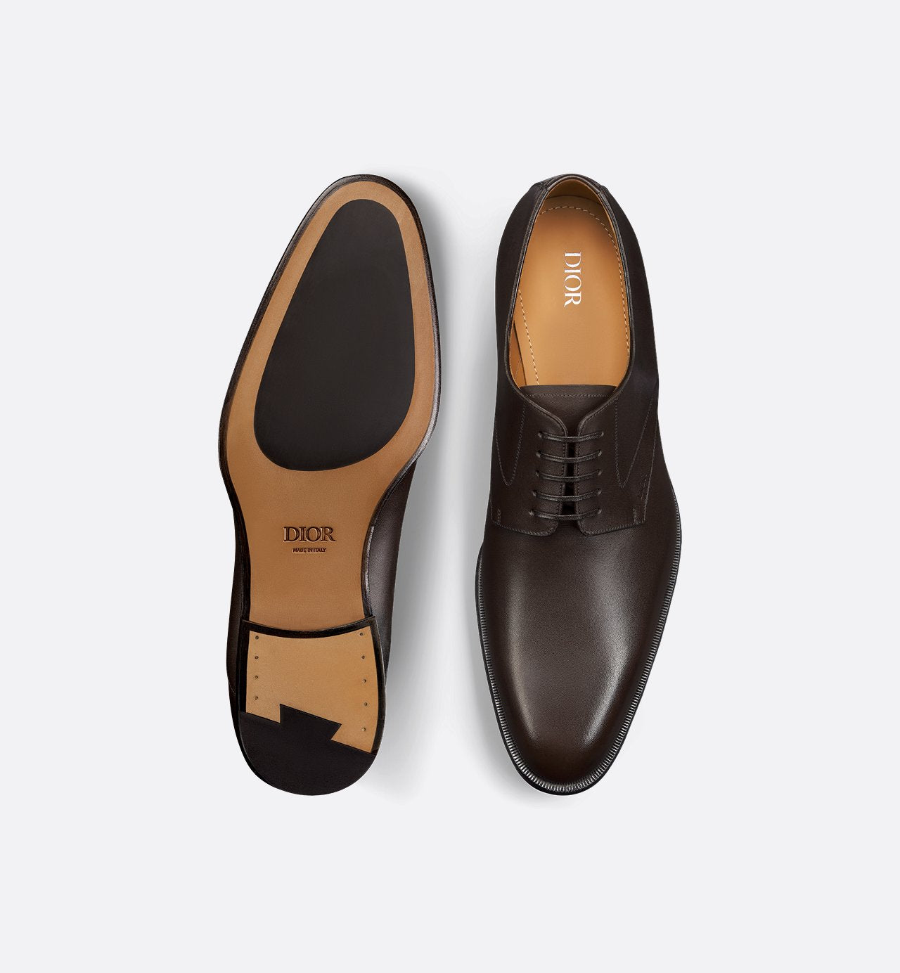 Timeless Derby Shoe Deep Brown Smooth Calfskin