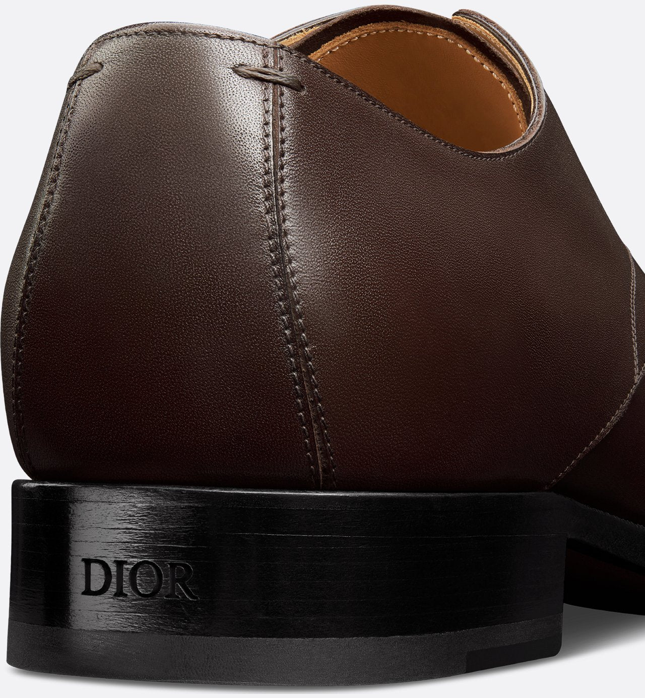 Dior Timeless Derby Shoe Deep Brown Smooth Calfskin