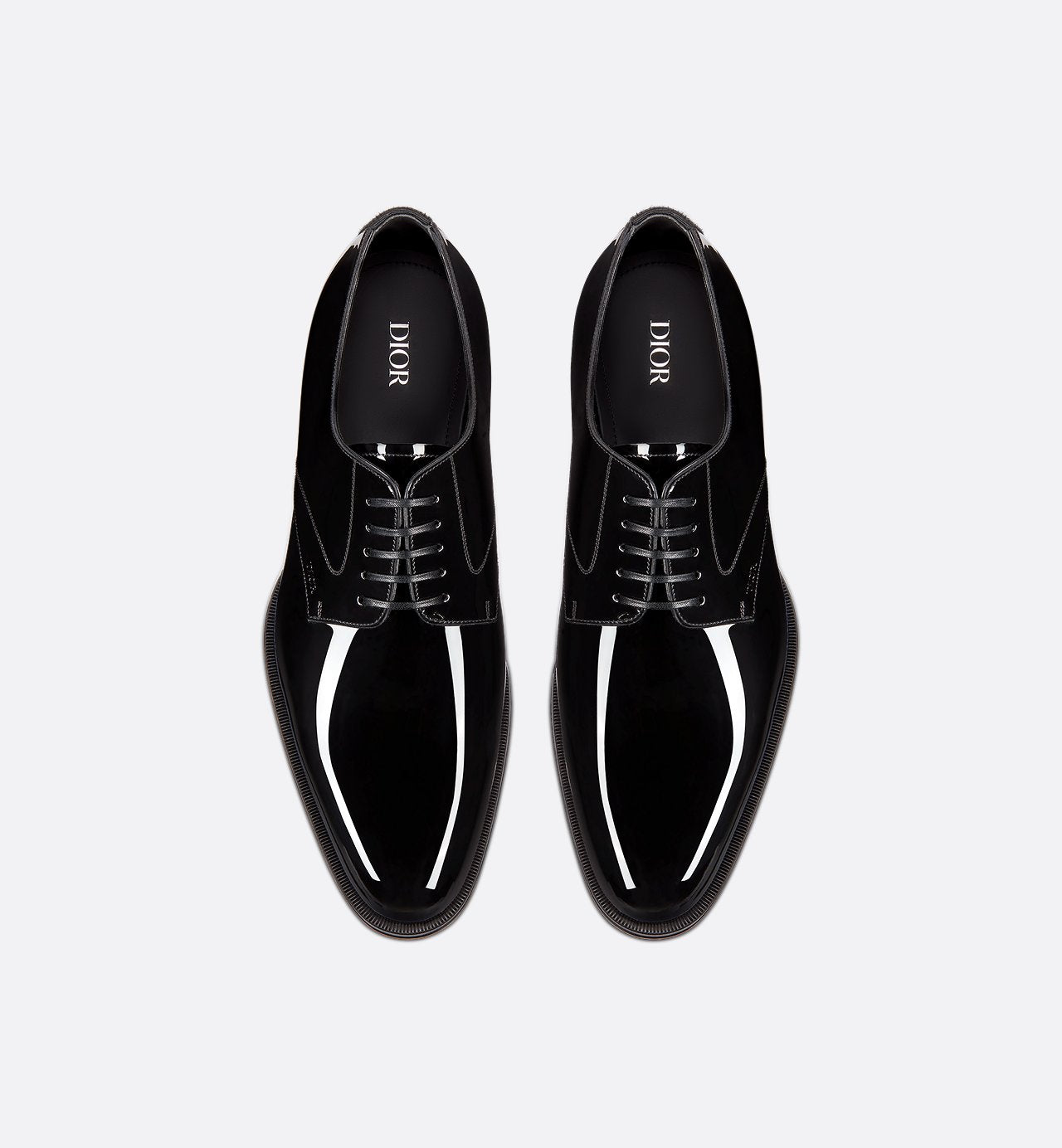 Timeless Derby Shoe Black Patent Calfskin