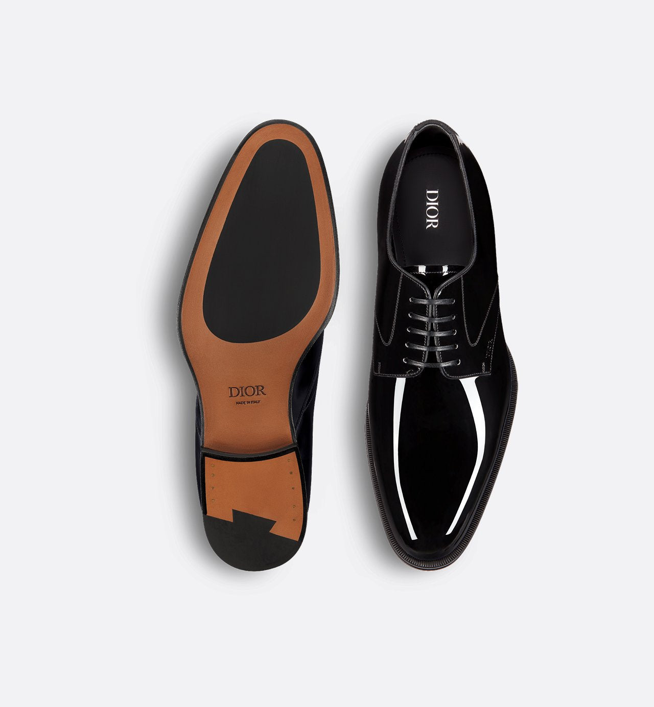 Timeless Derby Shoe Black Patent Calfskin