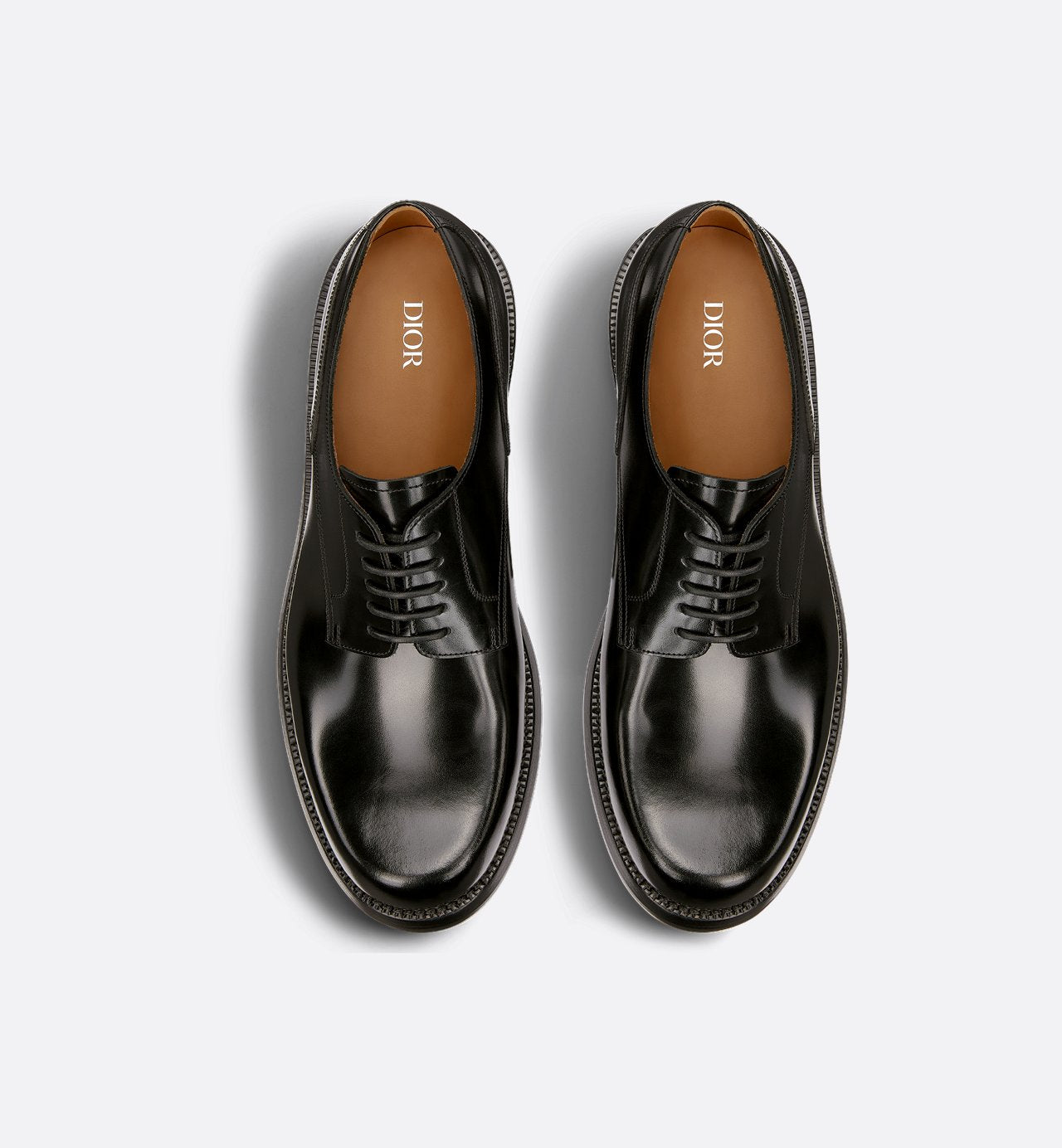 Dior Carlo Derby Shoe Black Polished Calfskin