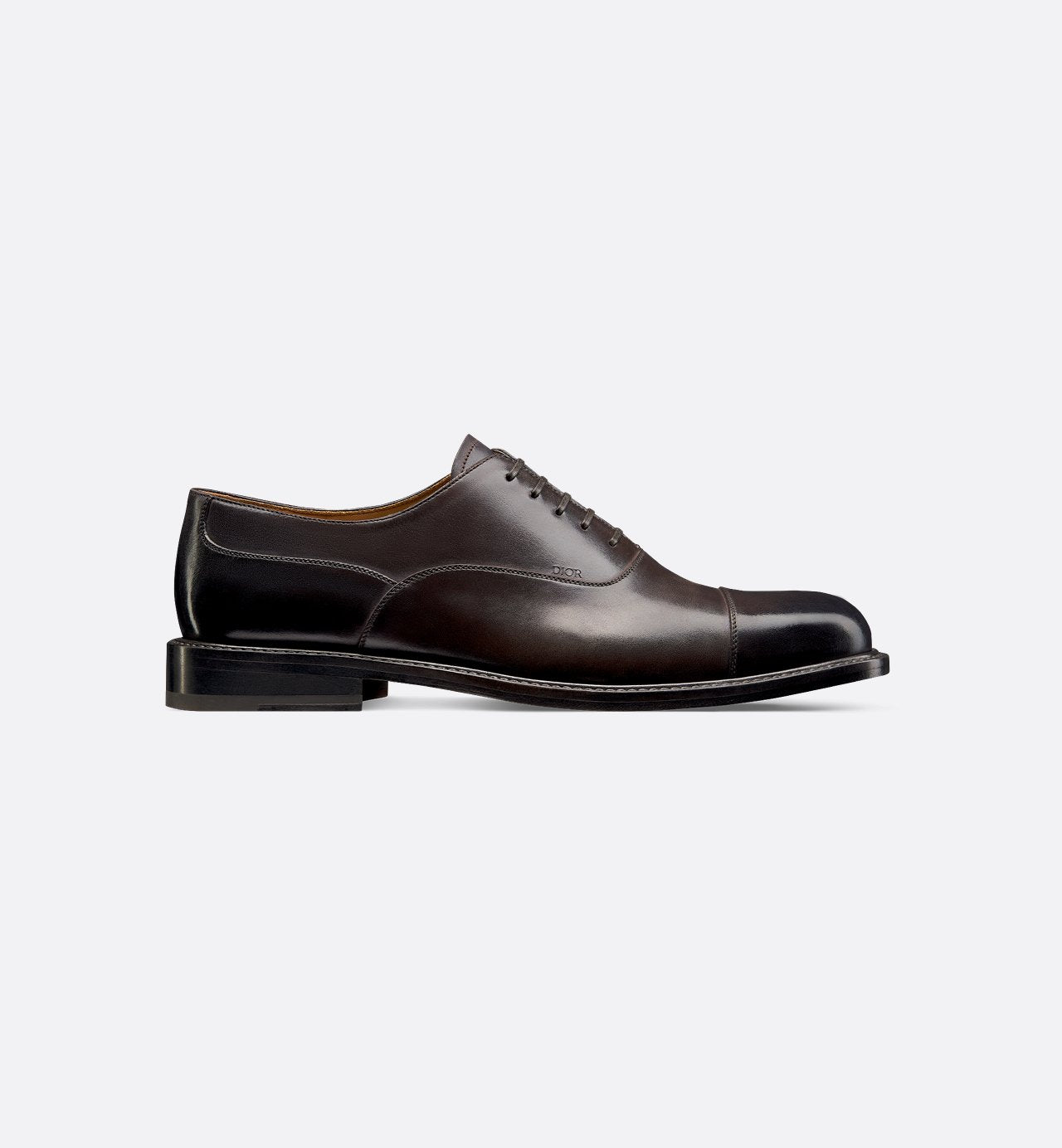 Dior Embassy Oxford Shoe Brown Calfskin With Patina Finish