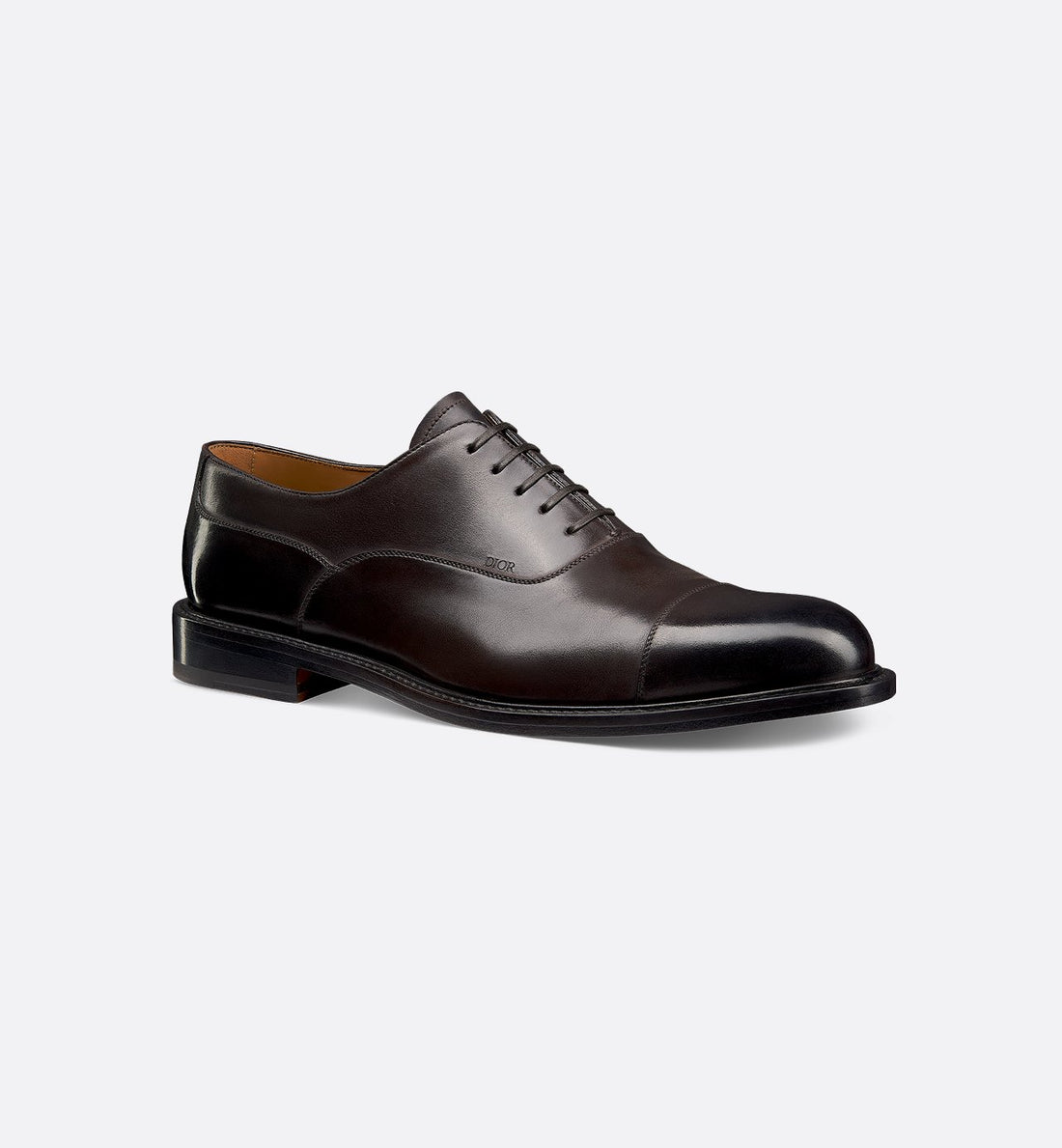 Embassy Oxford Shoe Brown Calfskin With Patina Finish