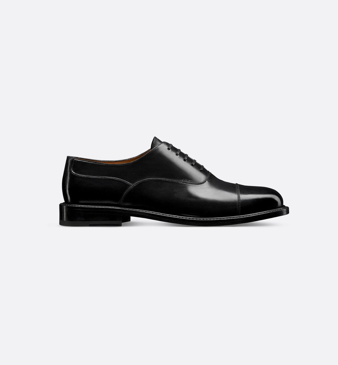 Dior Embassy Oxford Shoe Black Calfskin With Patina Finish