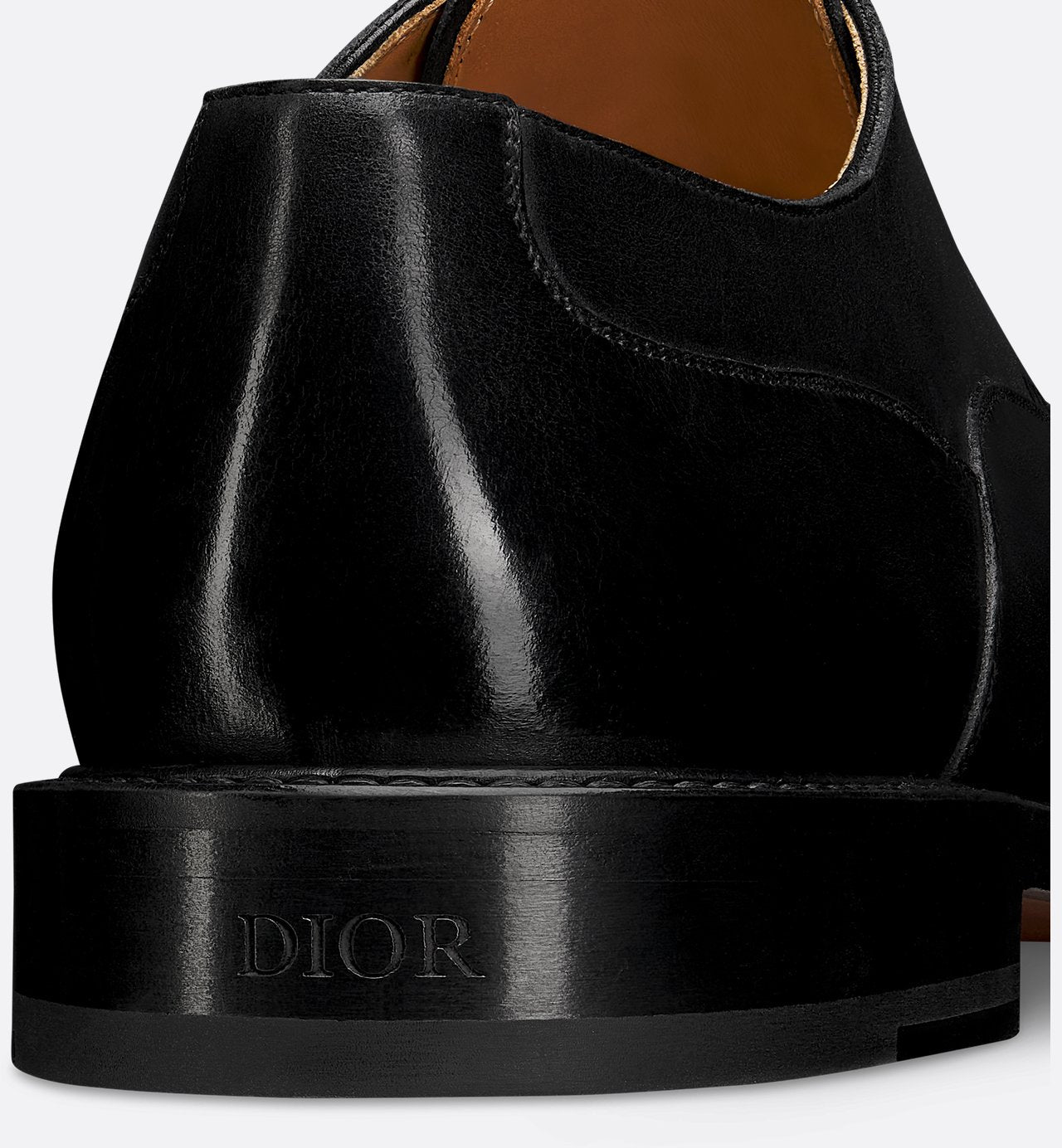 Dior Embassy Oxford Shoe Black Calfskin With Patina Finish