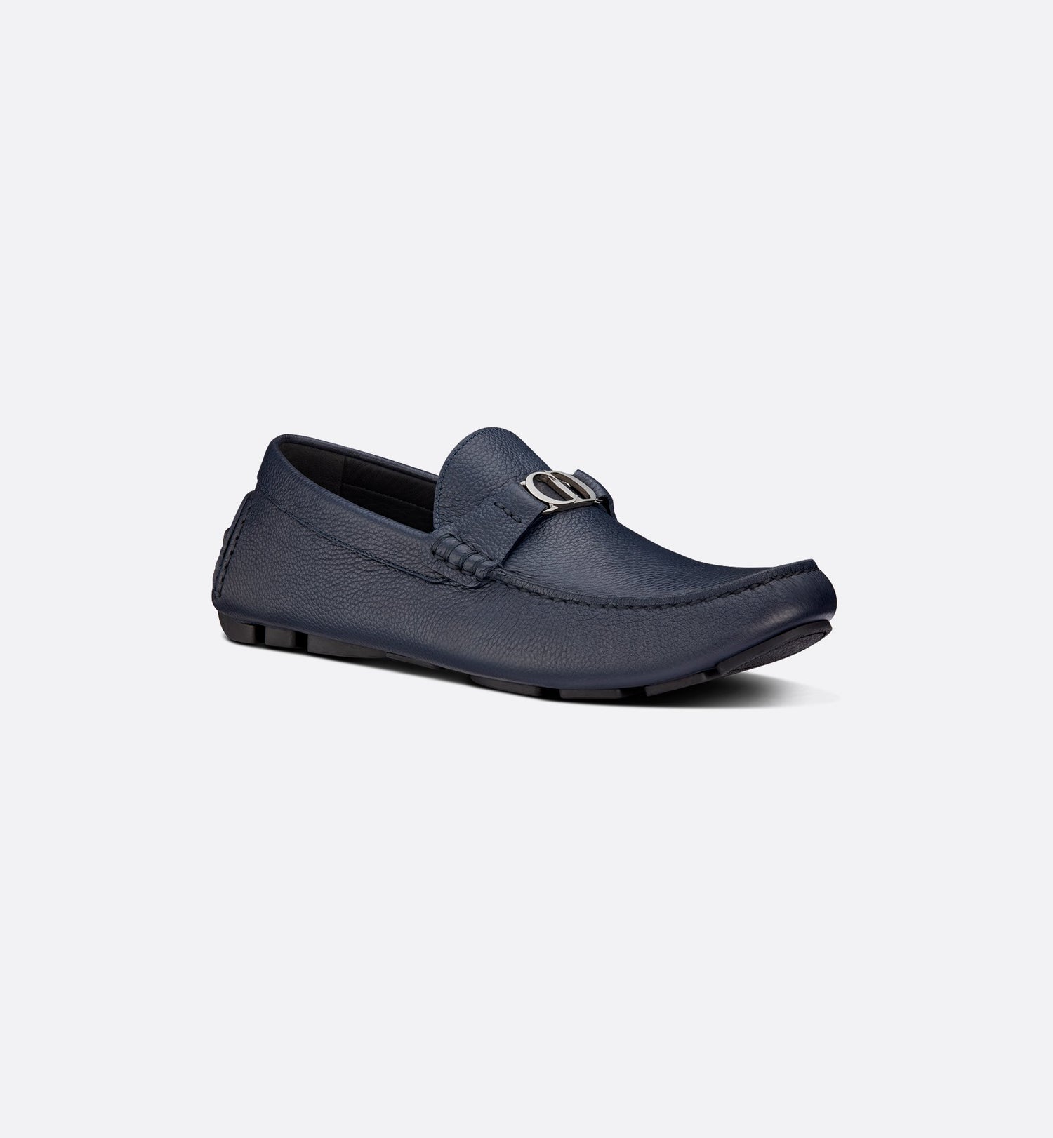 Dior Odéon Loafer Navy Blue Grained Calfskin