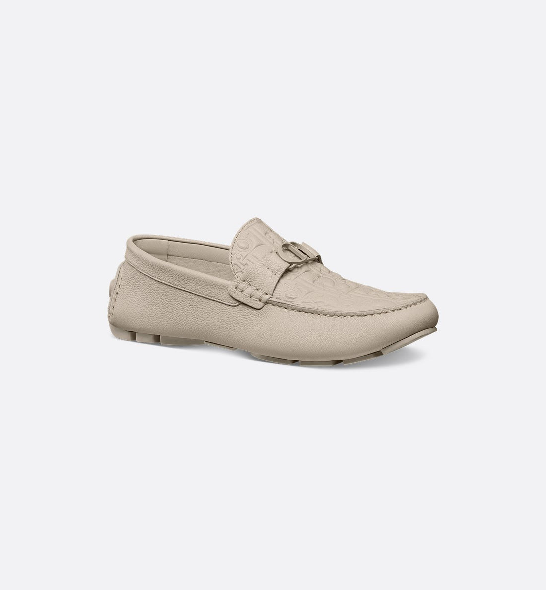 Dior Odéon Loafer Beige Grained Calfskin And Beige Dior Gravity Leather