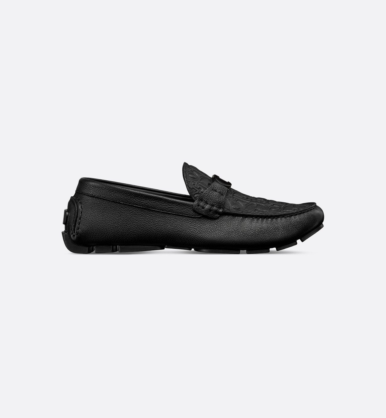 Dior Odéon Loafer Black Grained Calfskin And Black Dior Gravity Leather