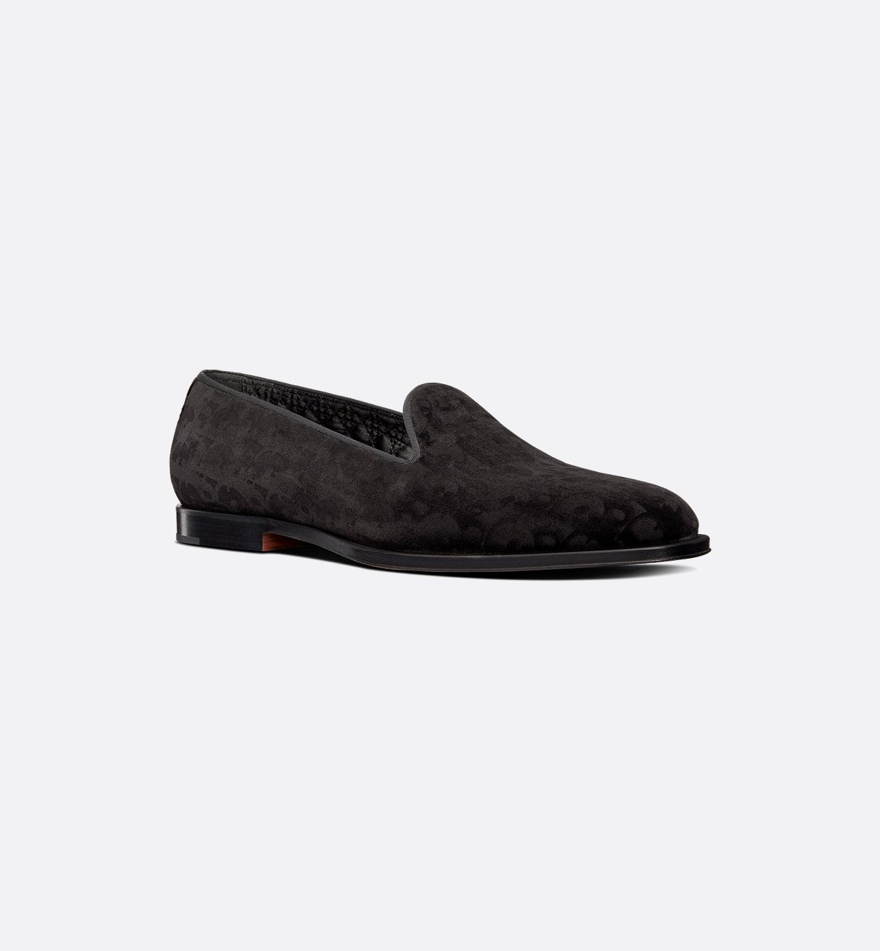 Timeless Loafer Black Dior Oblique Velvet