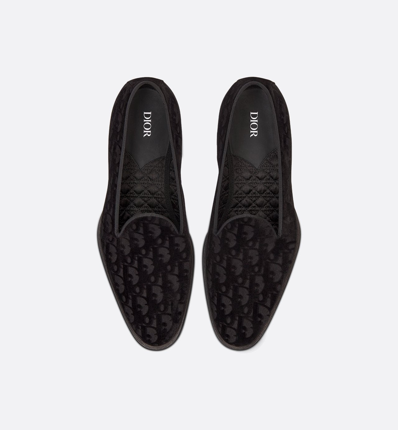 Dior Timeless Loafer Black Dior Oblique Velvet