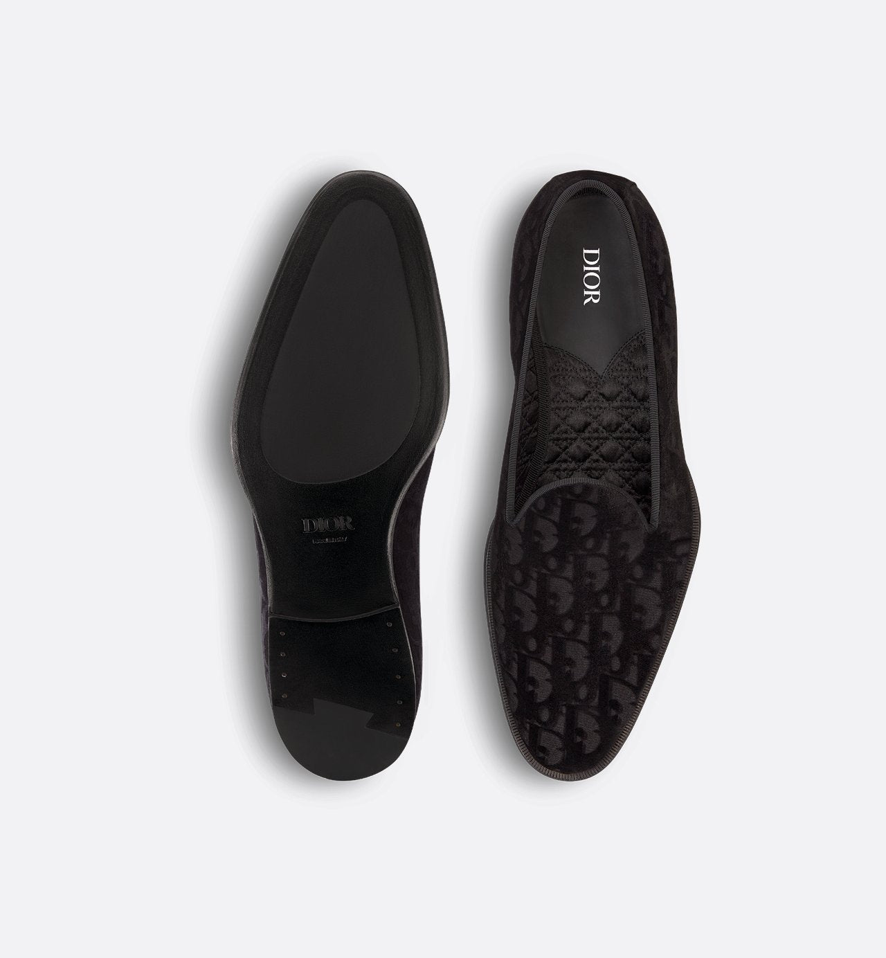 Dior Timeless Loafer Black Dior Oblique Velvet