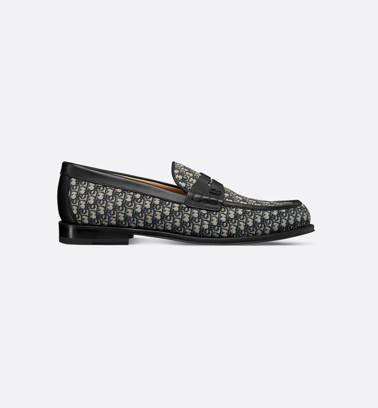 Granville Loafer Beige And Black Dior Oblique Jacquard