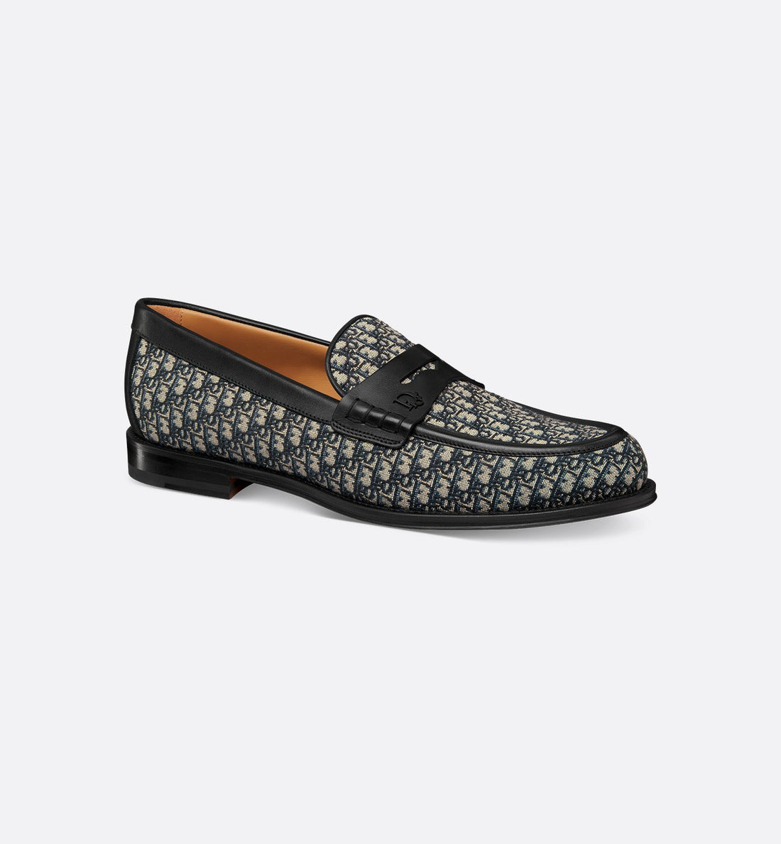 Granville Loafer Beige And Black Dior Oblique Jacquard