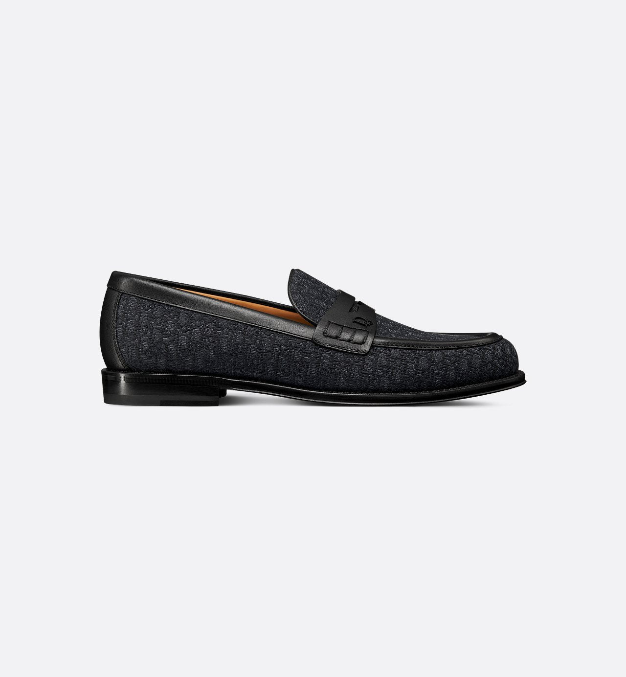 Granville Loafer Black Dior Oblique Jacquard