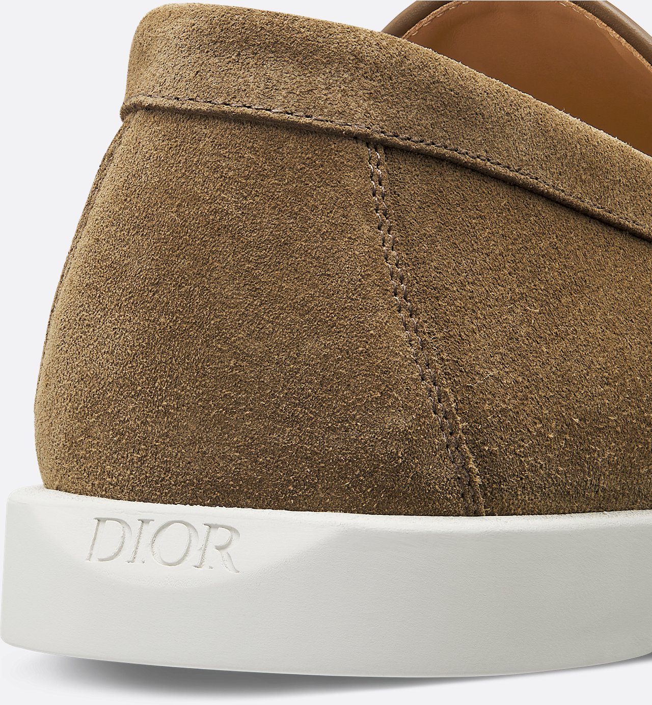 Dior Granville Loafer Brown Suede With Brown And Beige Dior Oblique Jacquard