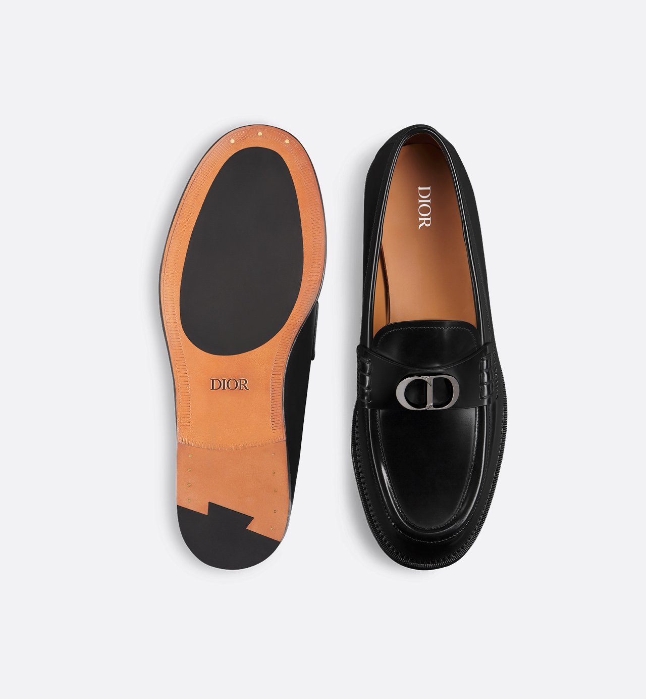 Dior Granville Loafer Black Polished Calfskin