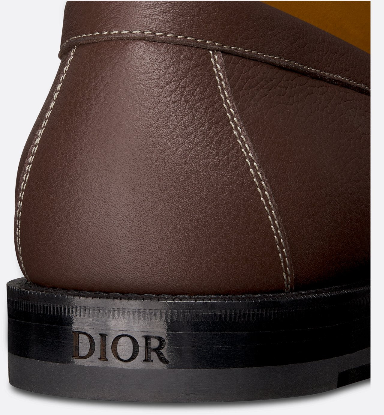 Dior Granville Loafer Brown Grained Calfskin