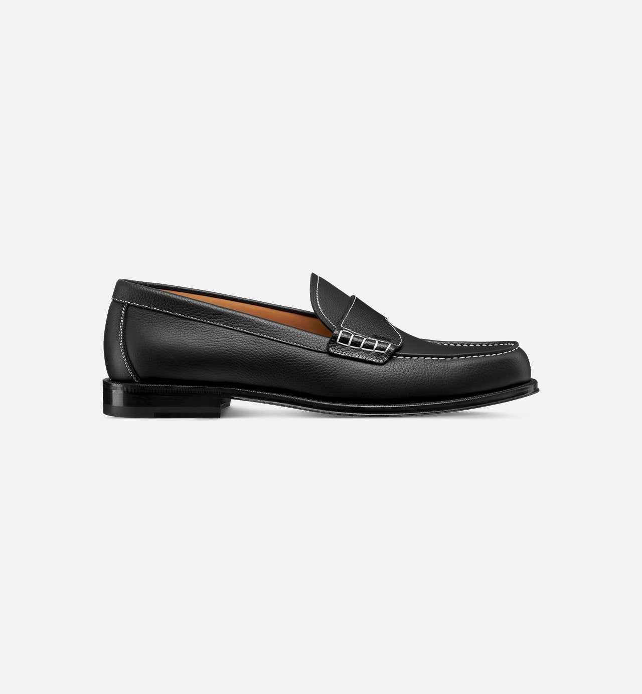 Dior Granville Loafer Black Grained Calfskin