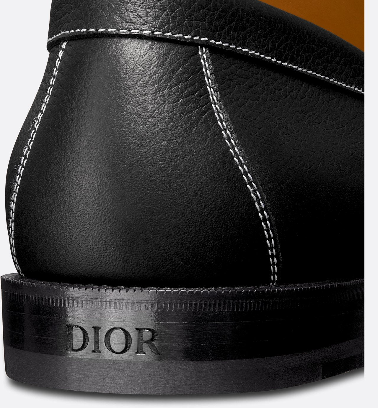 Dior Granville Loafer Black Grained Calfskin