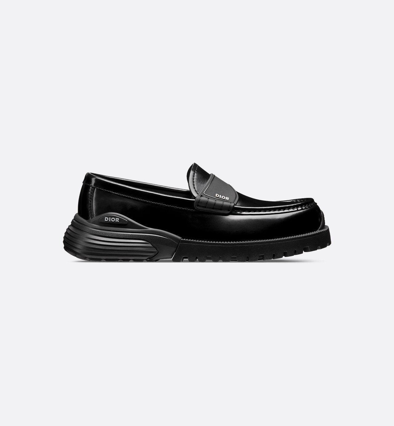 Dior Combat Loafer Black Polished Calfskin