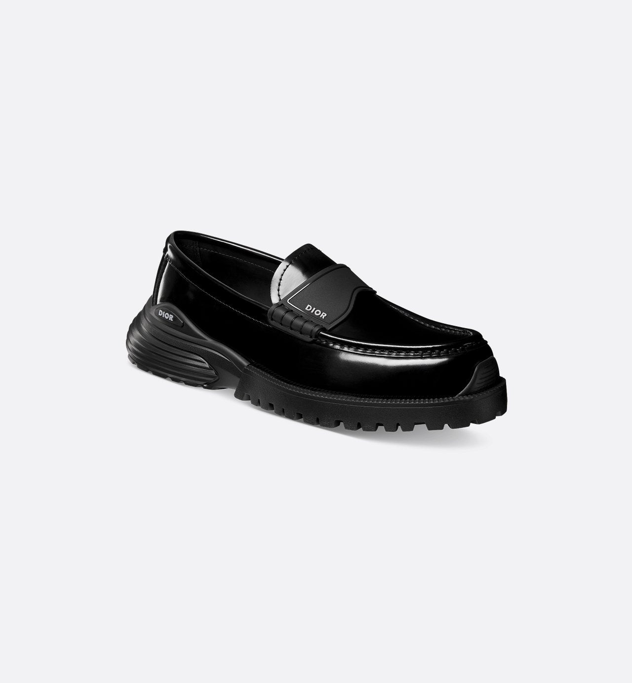 Dior Combat Loafer Black Polished Calfskin