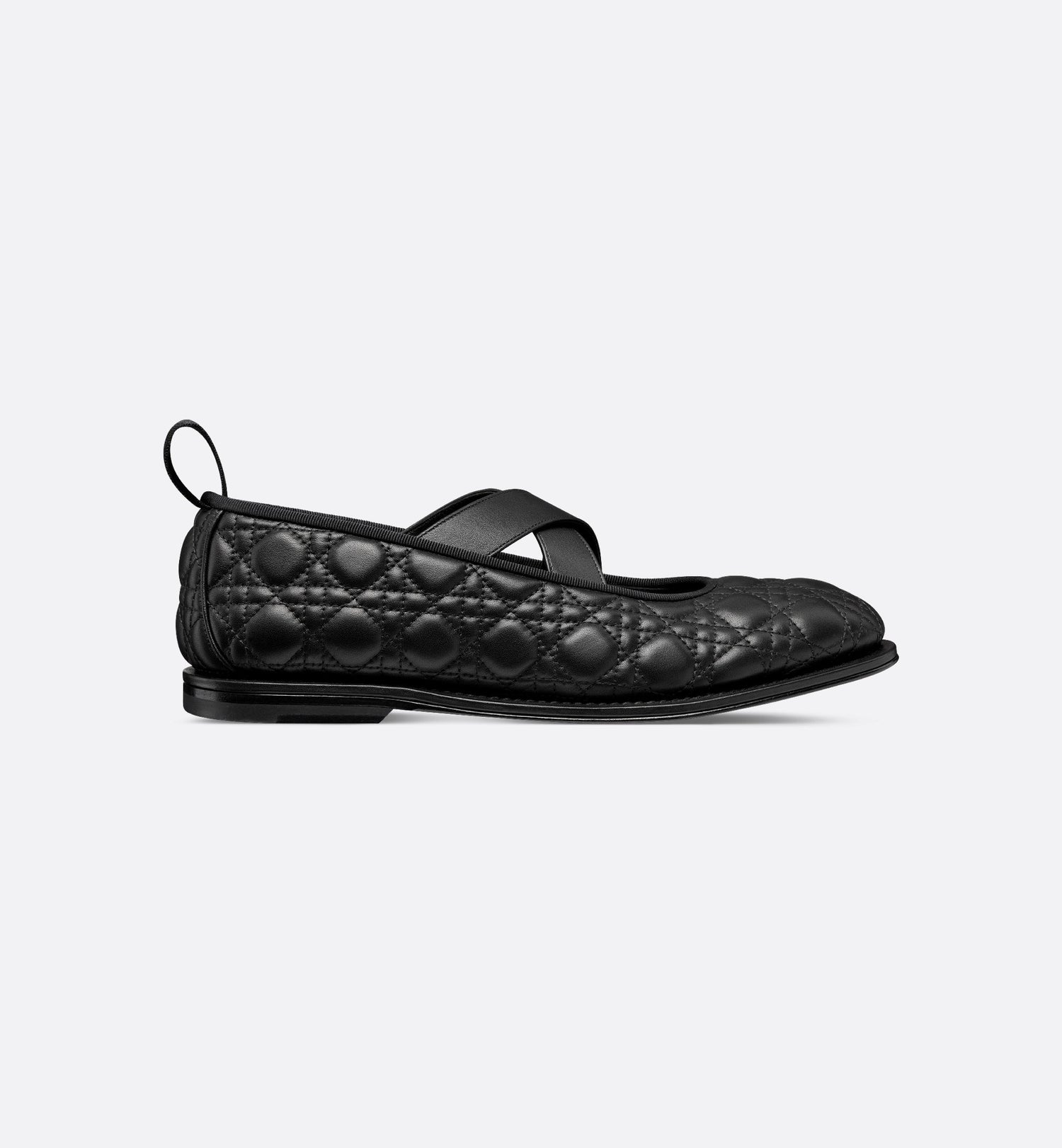 Dior Tendu Ballet Flat Black Kumo Cannage Calfskin