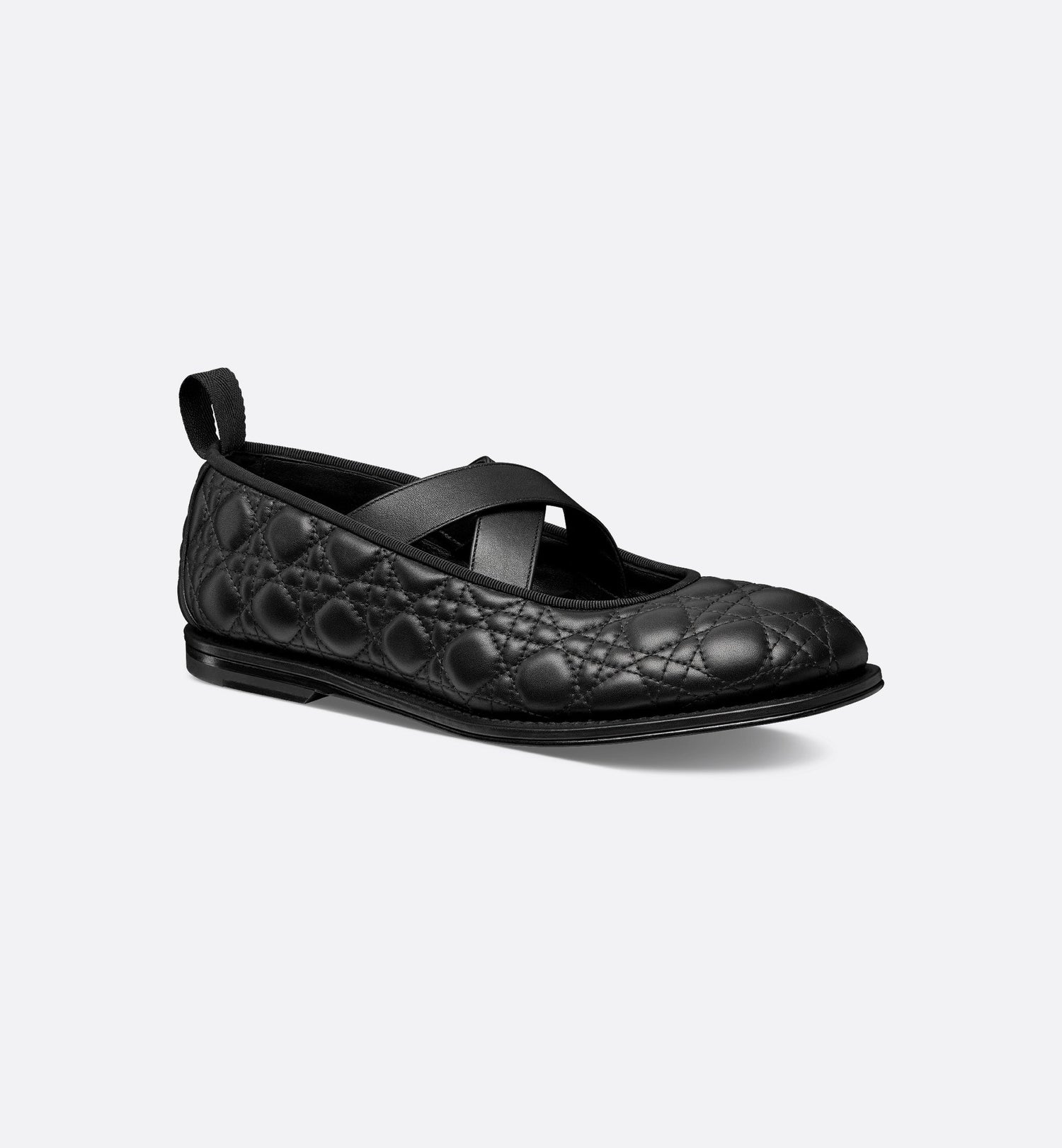 Tendu Ballet Flat Black Kumo Cannage Calfskin