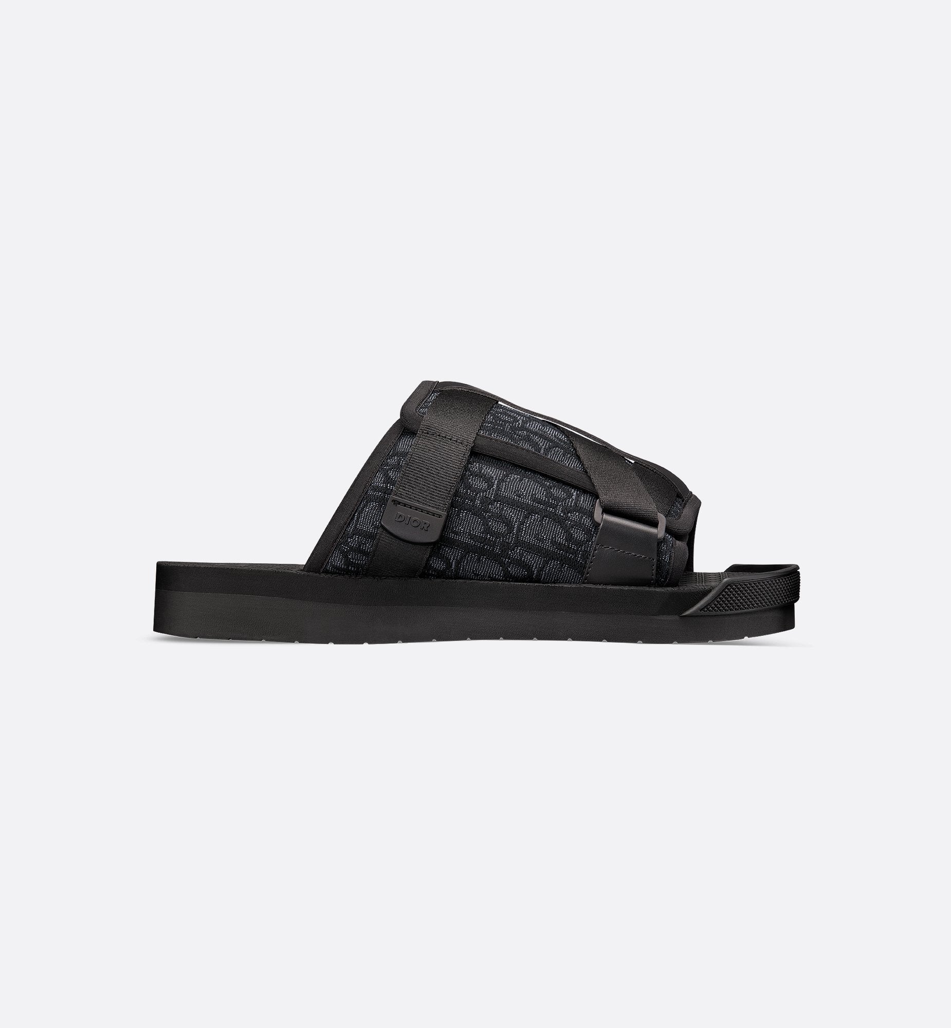 Dior Alpha Sandal Black Dior Oblique Jacquard