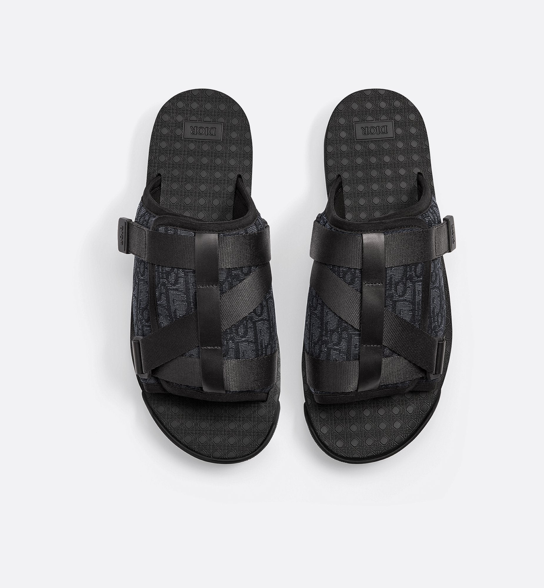 Dior Alpha Sandal Black Dior Oblique Jacquard