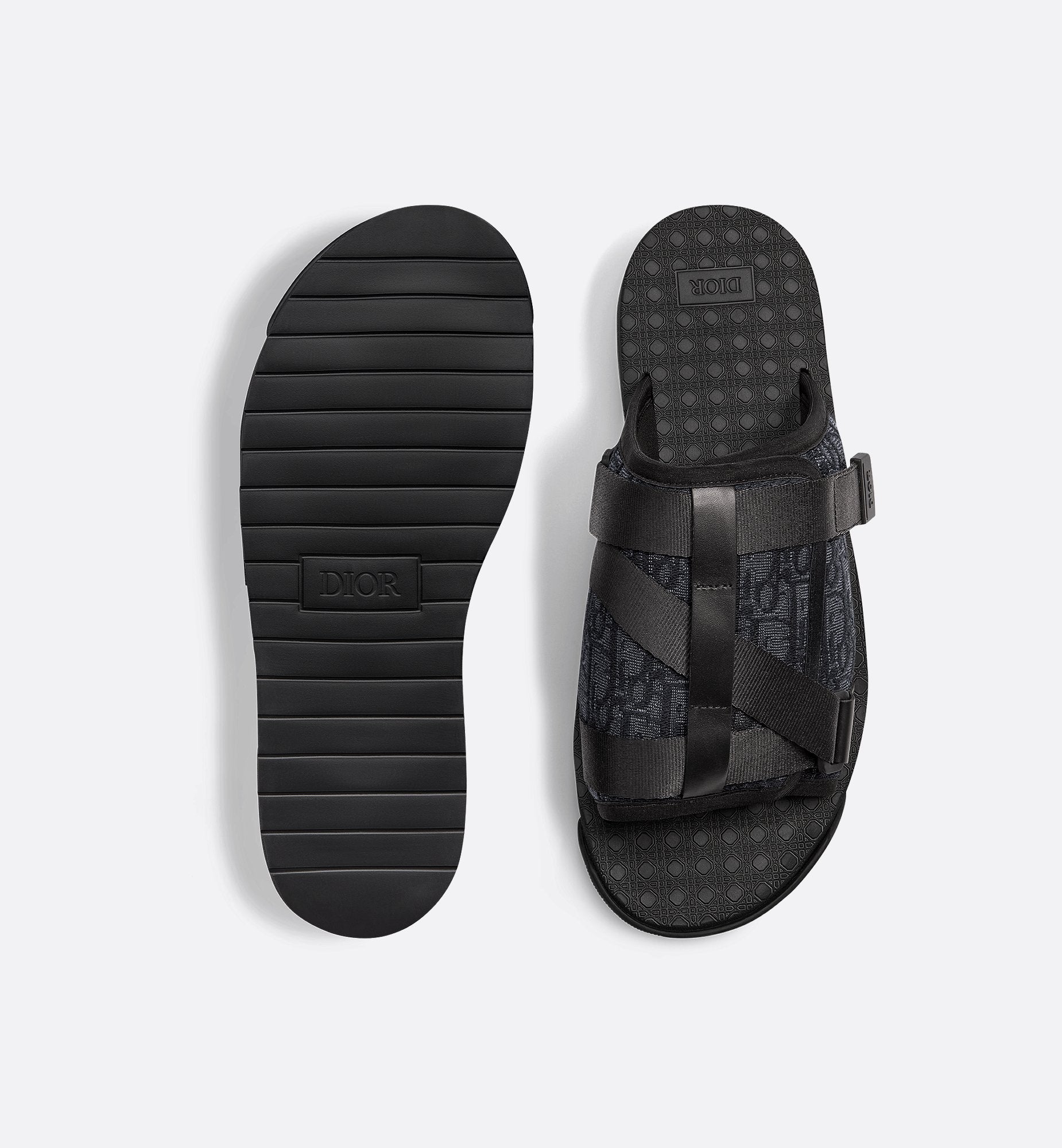 Dior Alpha Sandal Black Dior Oblique Jacquard