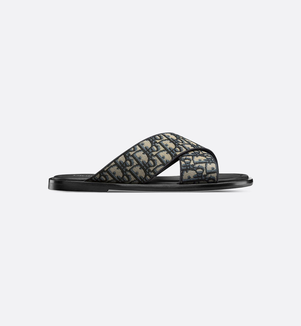 Dior Alias Sandal Beige And Black Dior Oblique Jacquard