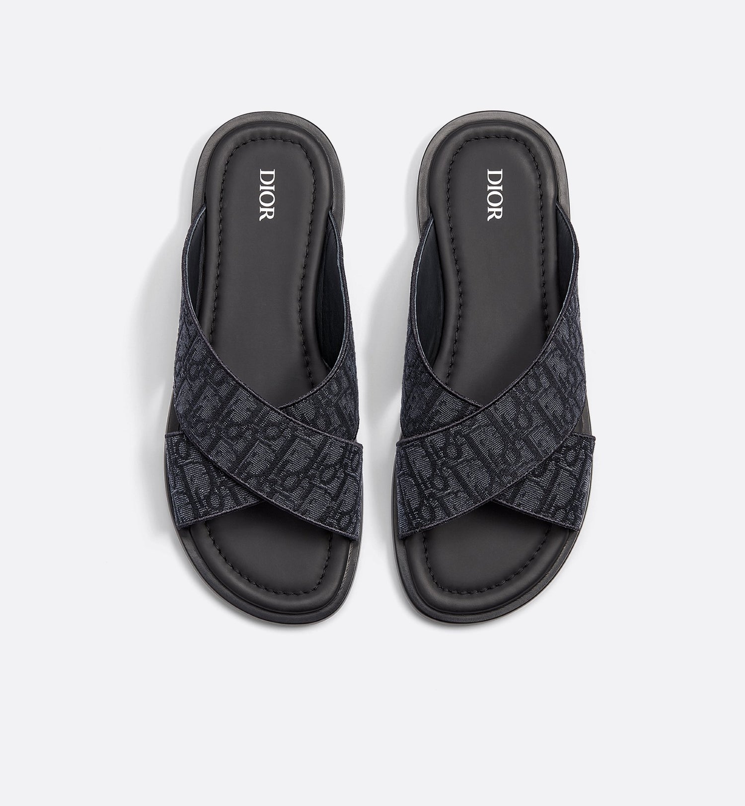 Alias Sandal Black Dior Oblique Jacquard