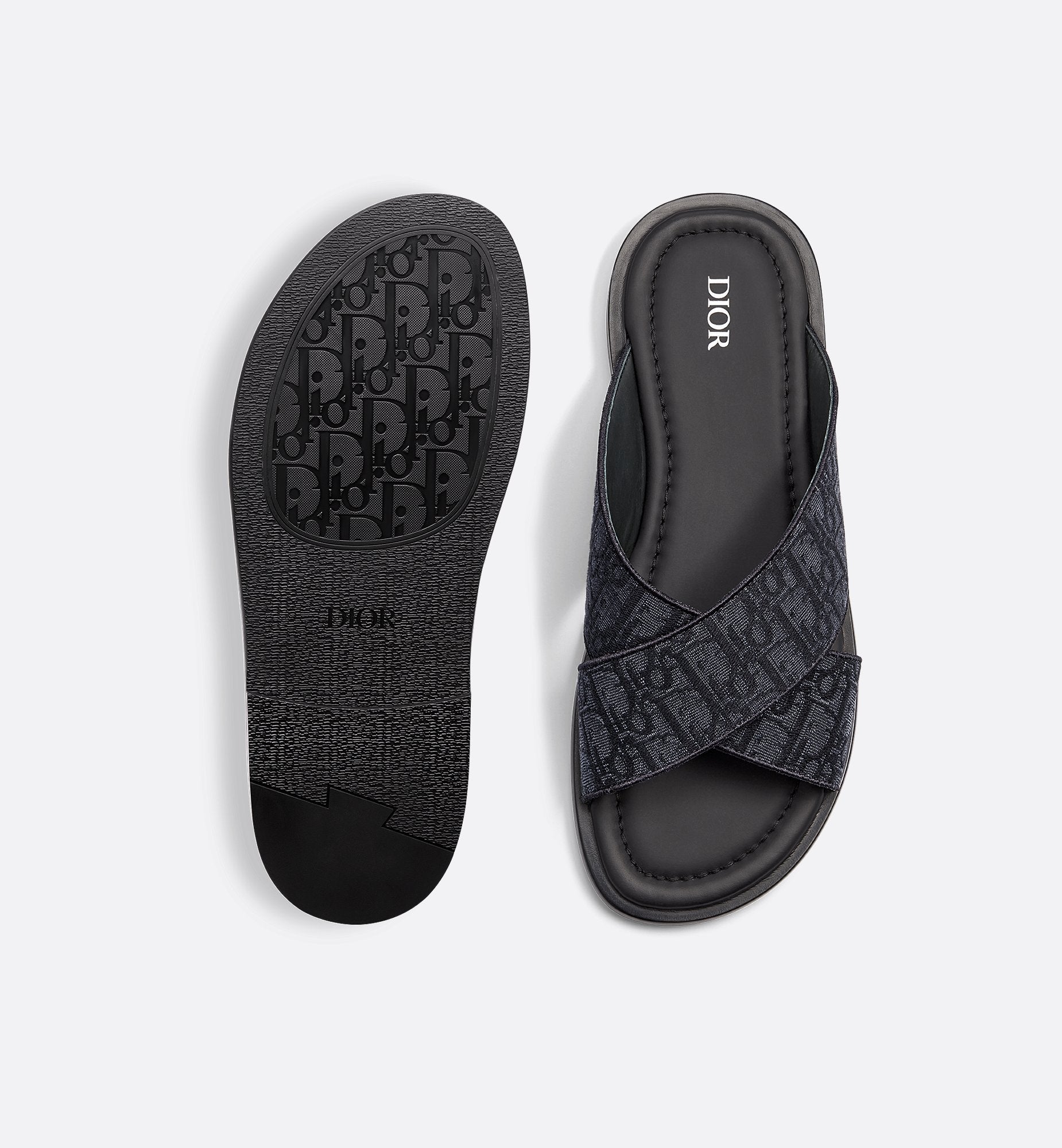 Dior Alias Sandal Black Dior Oblique Jacquard