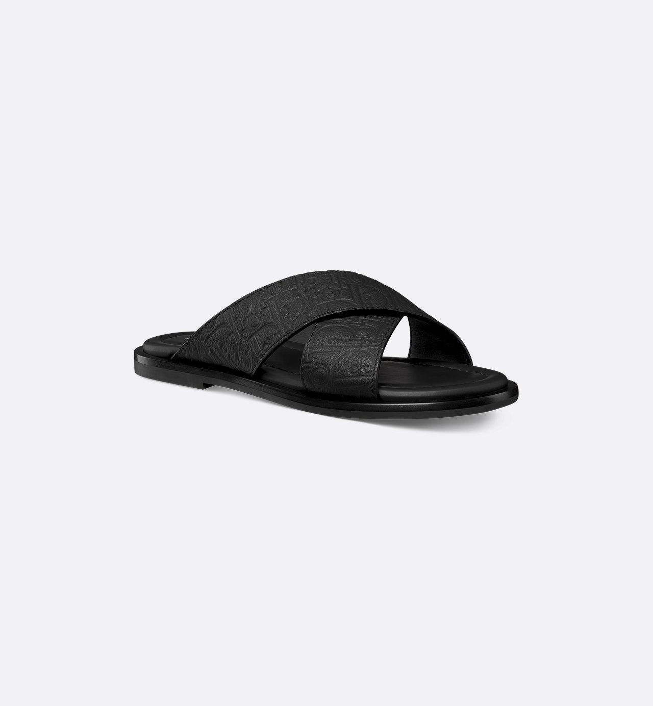 Dior Alias Sandal Black Dior Gravity Leather