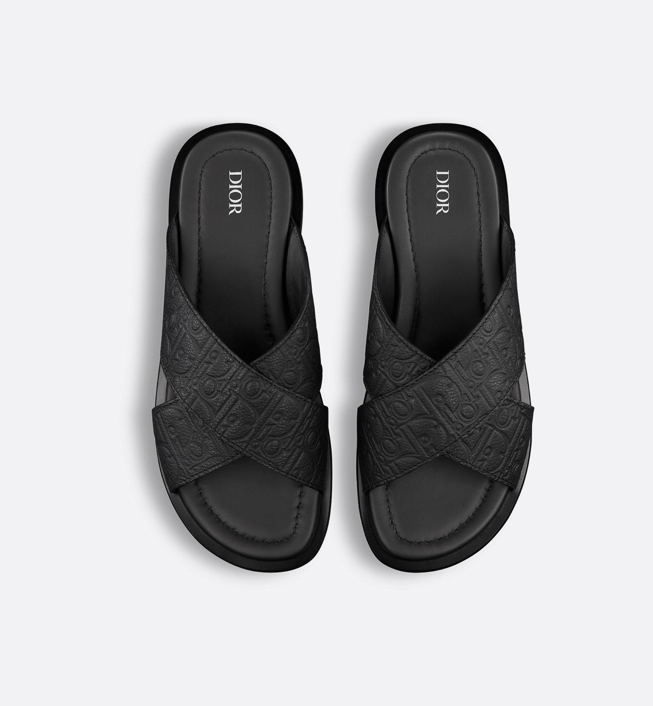 Dior Alias Sandal Black Dior Gravity Leather