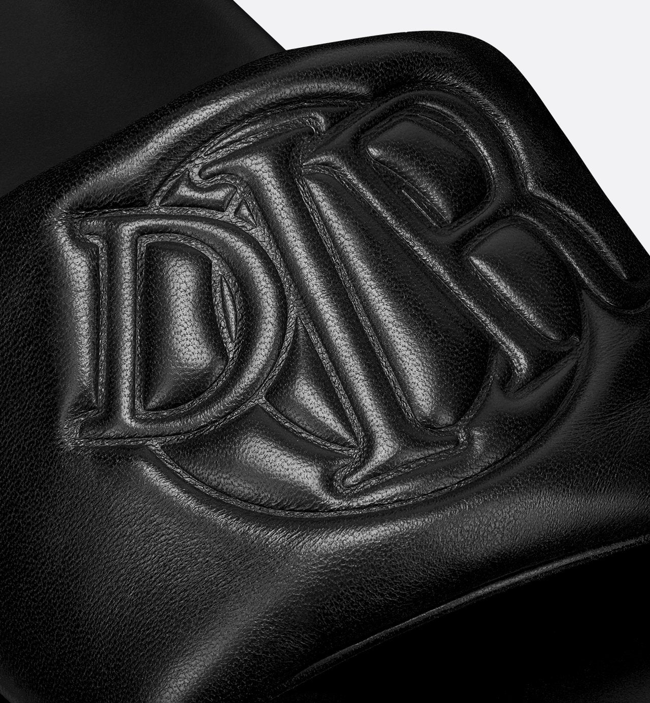 Dior Aqua Sandal Black Quilted Smooth Calfskin