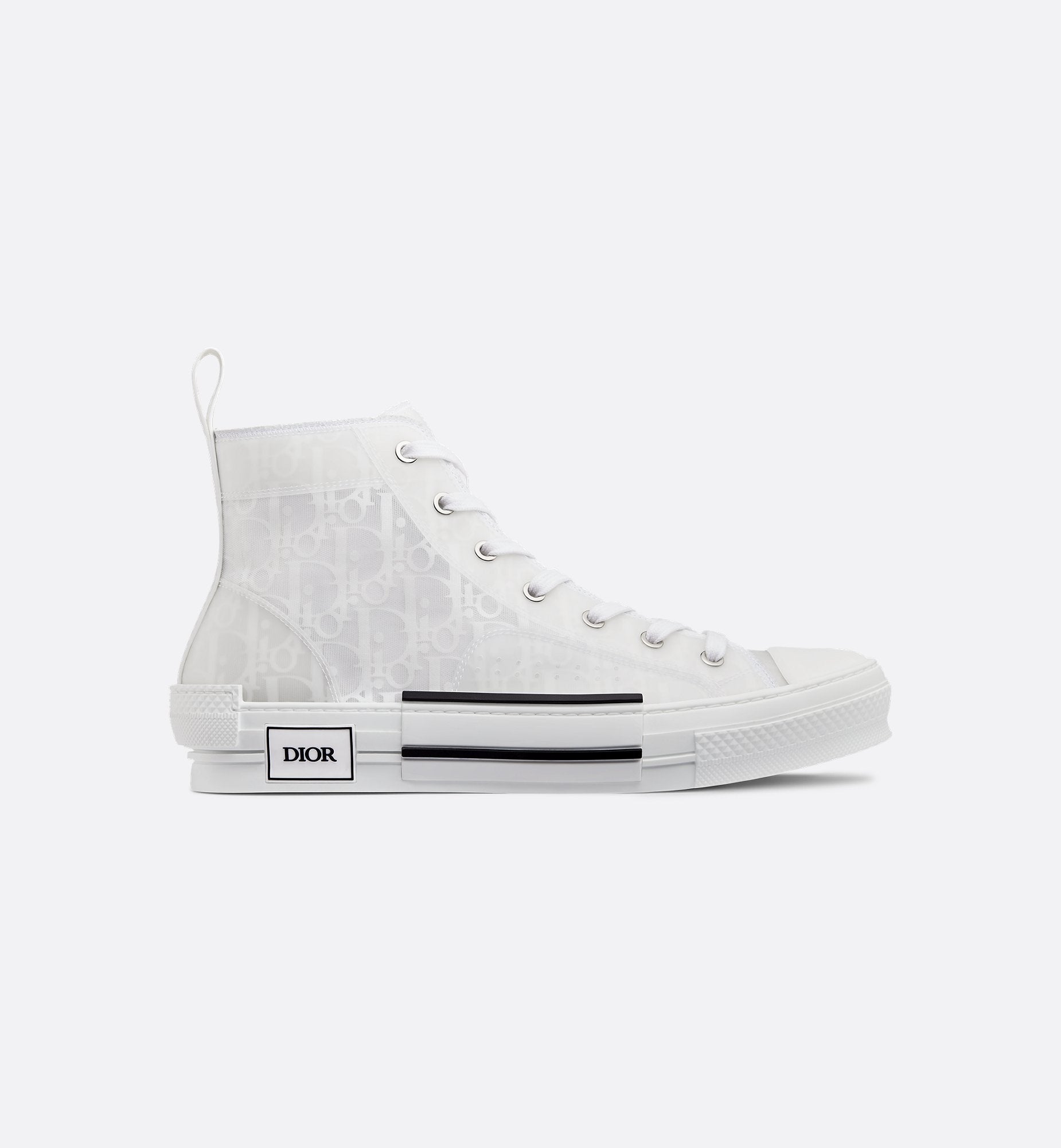 B23 High-Top Sneaker White Dior Oblique Canvas