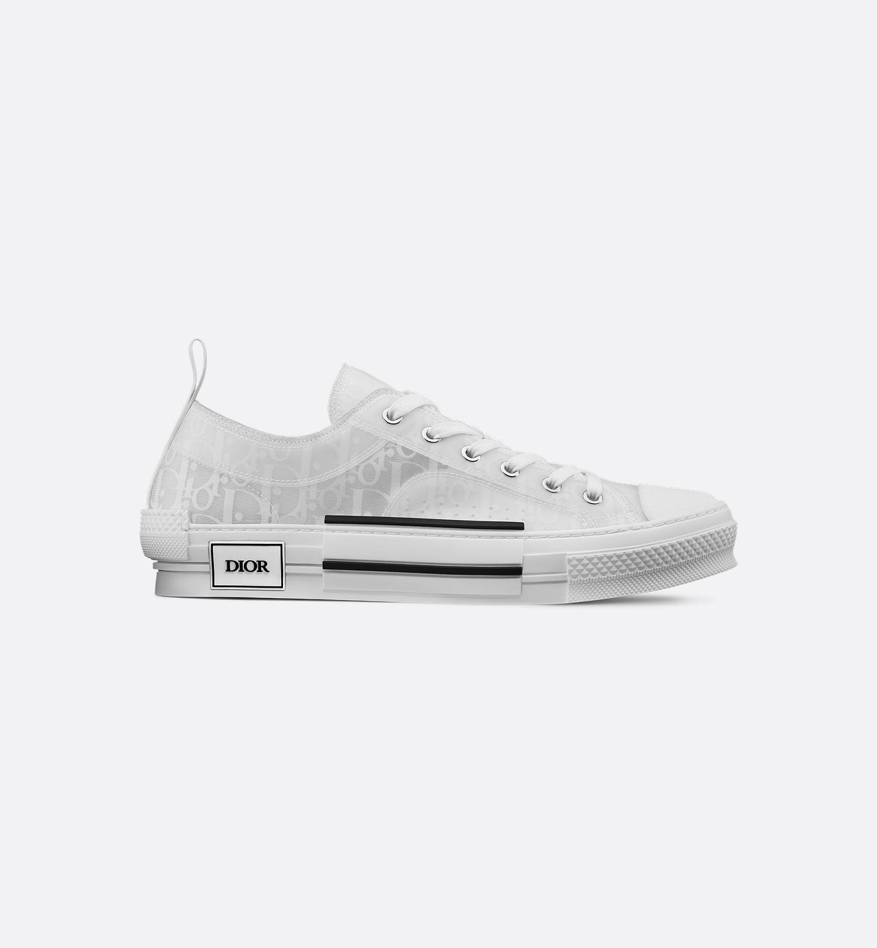 B23 Low Top Sneaker White Dior Oblique Canvas