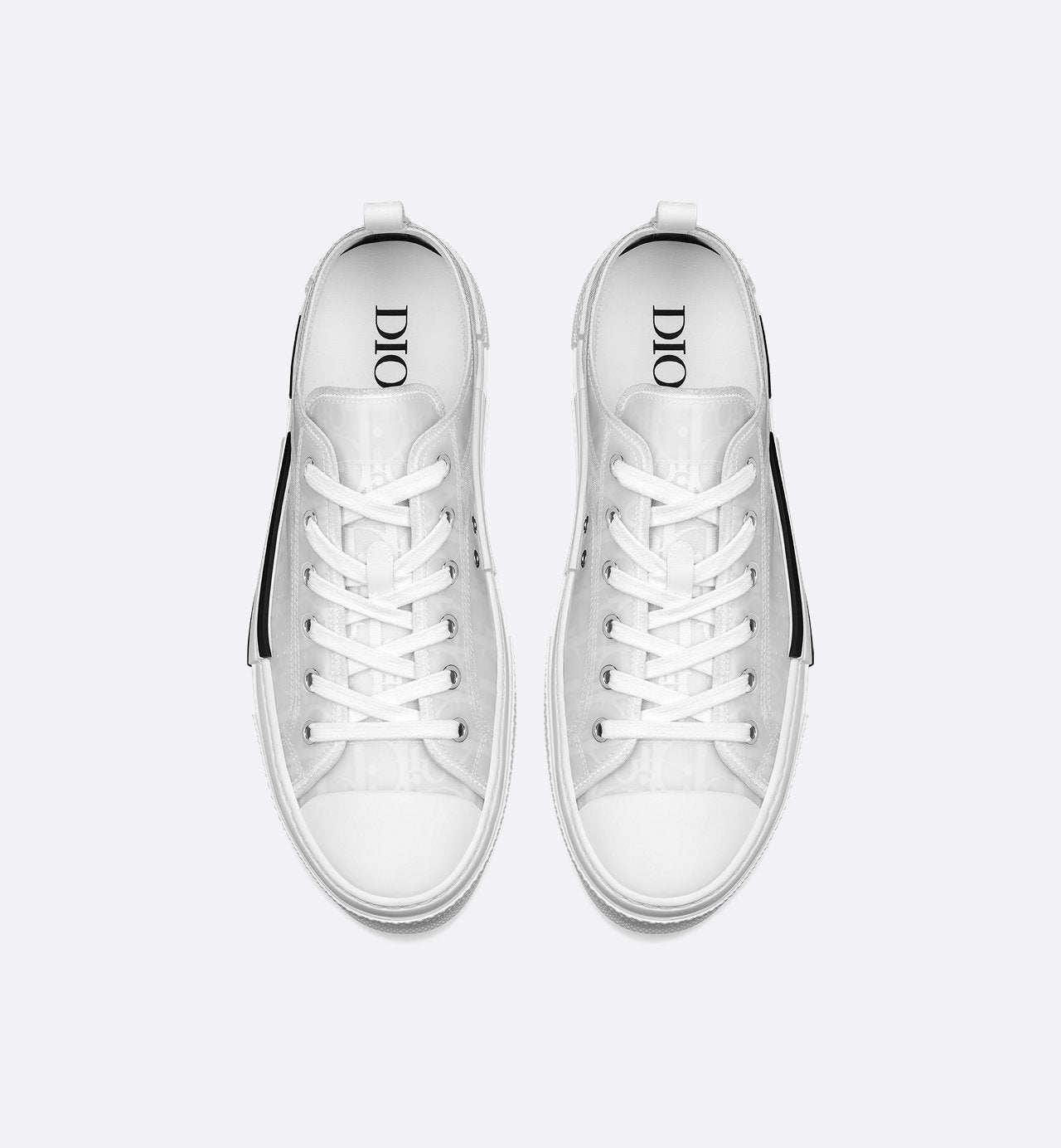 B23 Low Top Sneaker White Dior Oblique Canvas