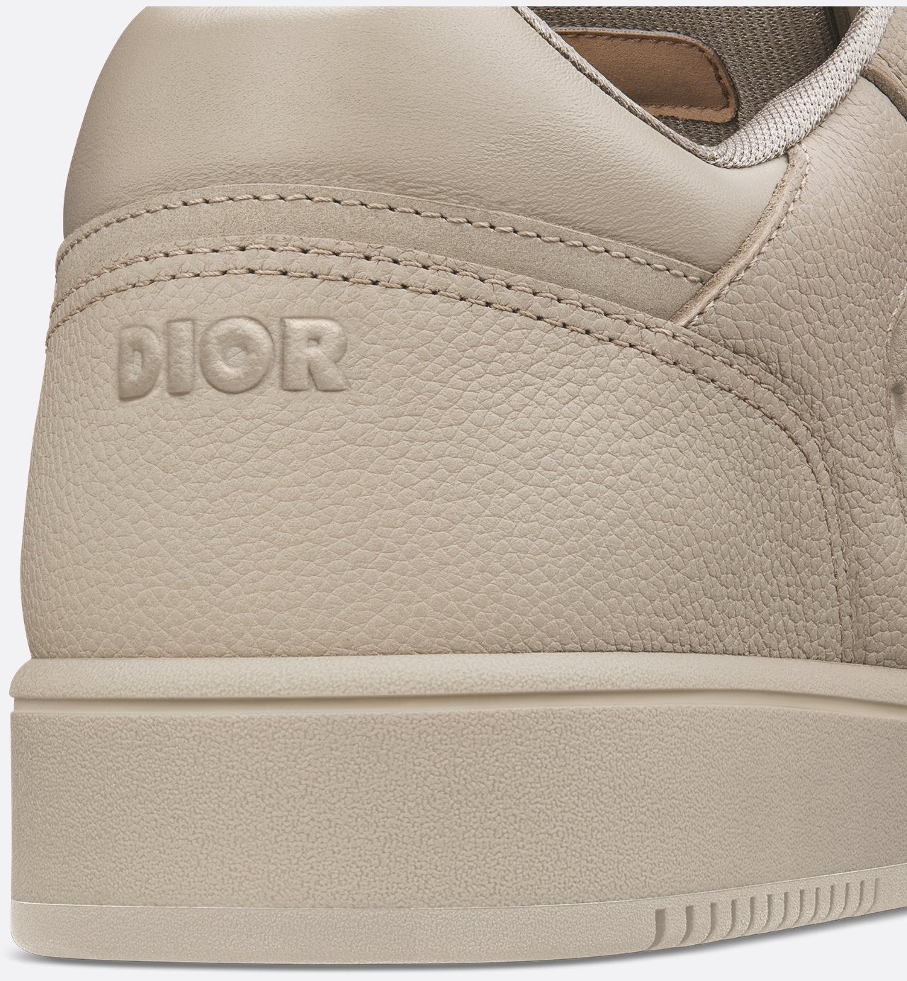 B27 Low-Top Sneaker Beige Grained Calfskin And Beige Dior Gravity Leather