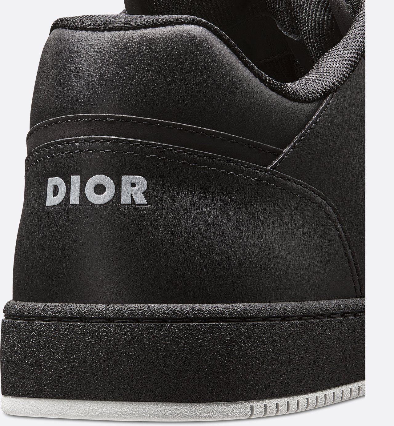 B27 Low-Top Sneaker Black Smooth Calfskin, Black Suede And Black Dior Oblique Galaxy Leather