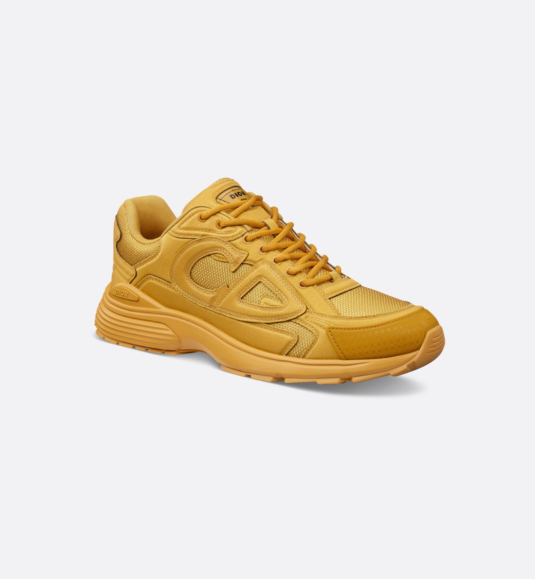 Dior And Stone Island B30 Sneaker – Limited And Numbered Edition Yellow Technical Mesh And Yellow Dyed Cotton