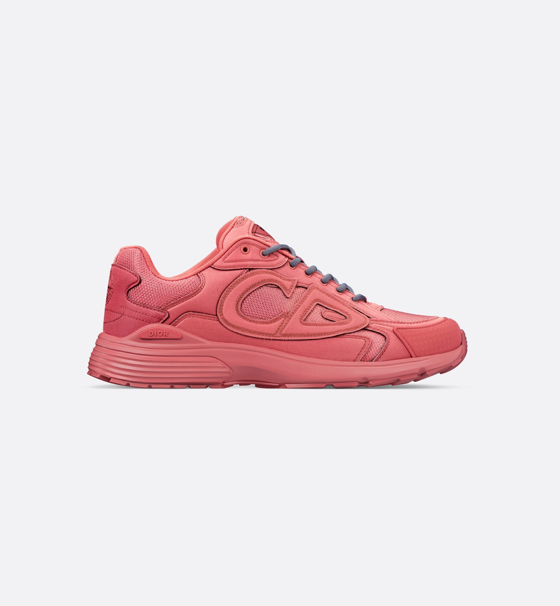 Dior And Stone Island B30 Sneaker – Limited And Numbered Edition Red Technical Mesh And Red Dyed Cotton