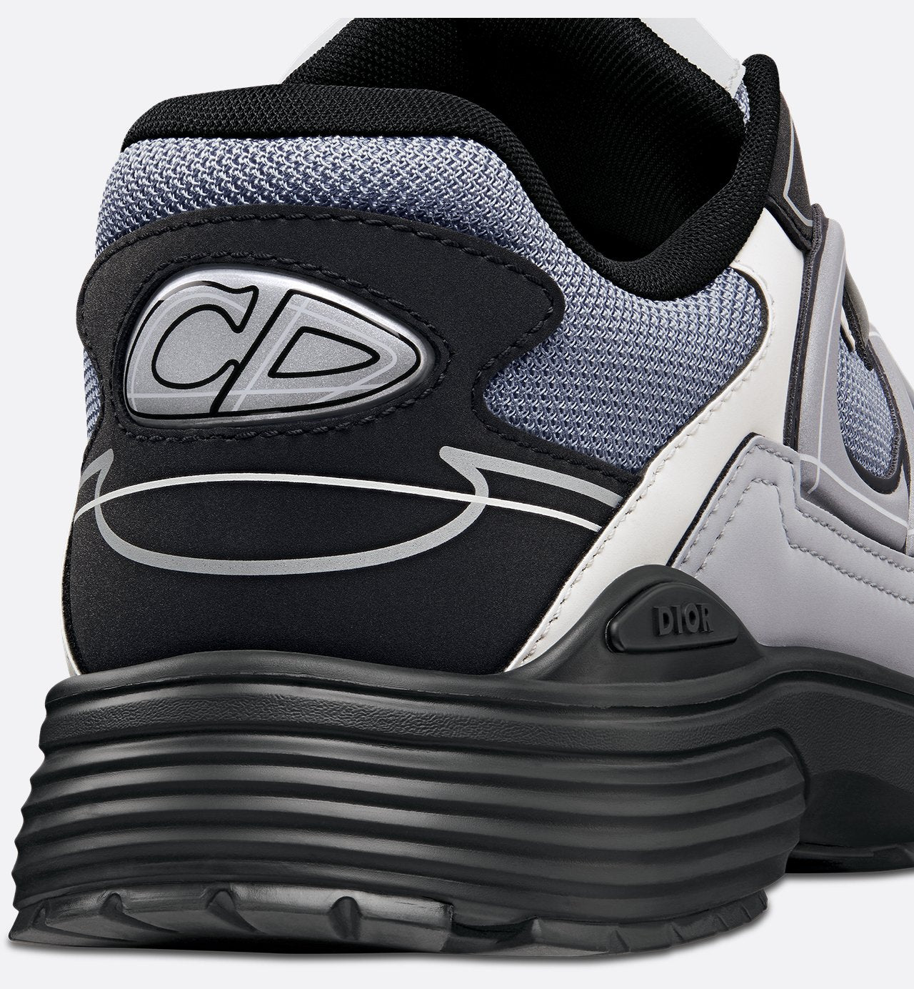 B30 Sneaker Blue Mesh With Gray, White And Black Technical Fabric