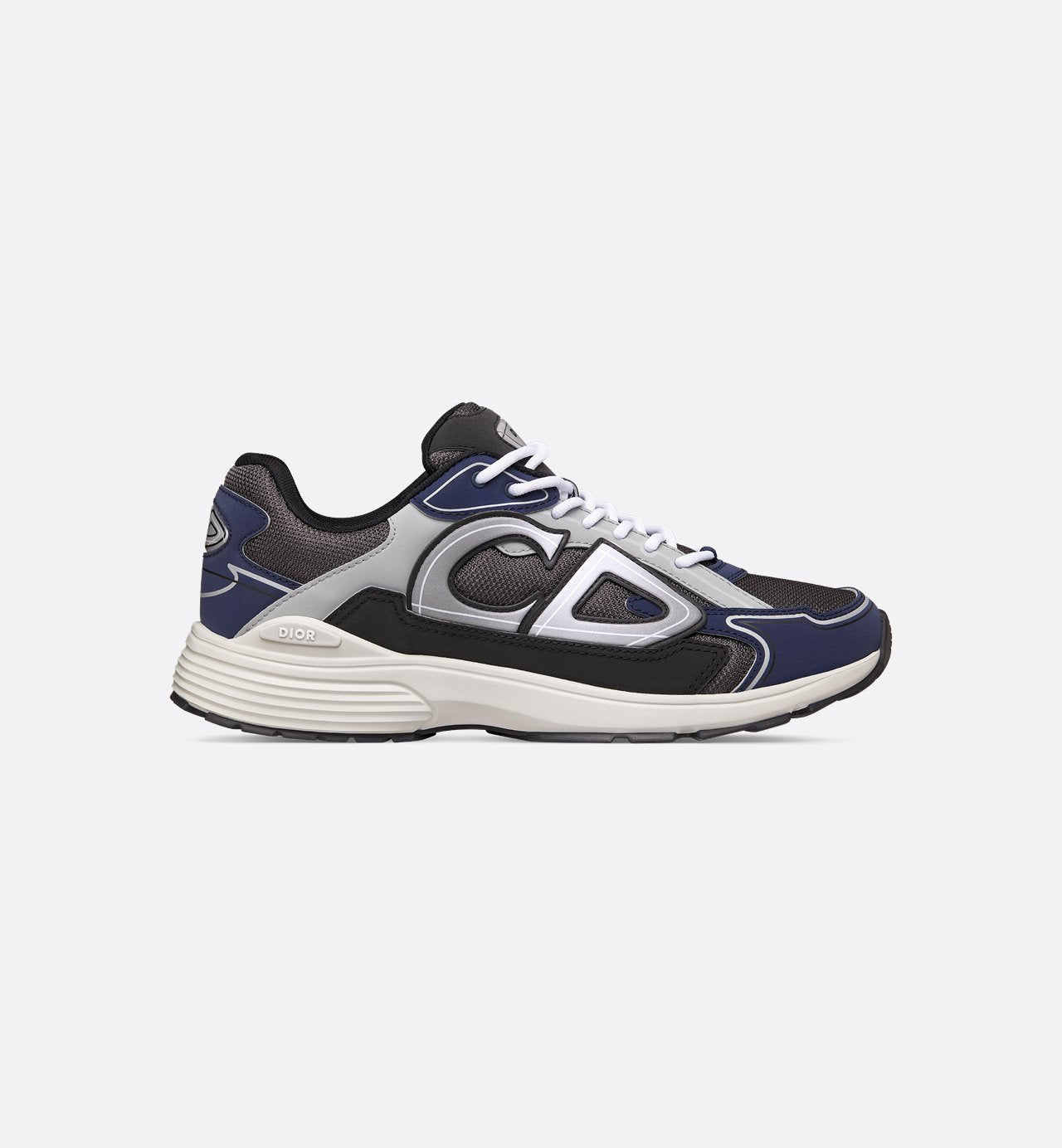 B30 Sneaker Anthracite Gray Mesh With Black, Blue And Dior Gray Technical Fabric