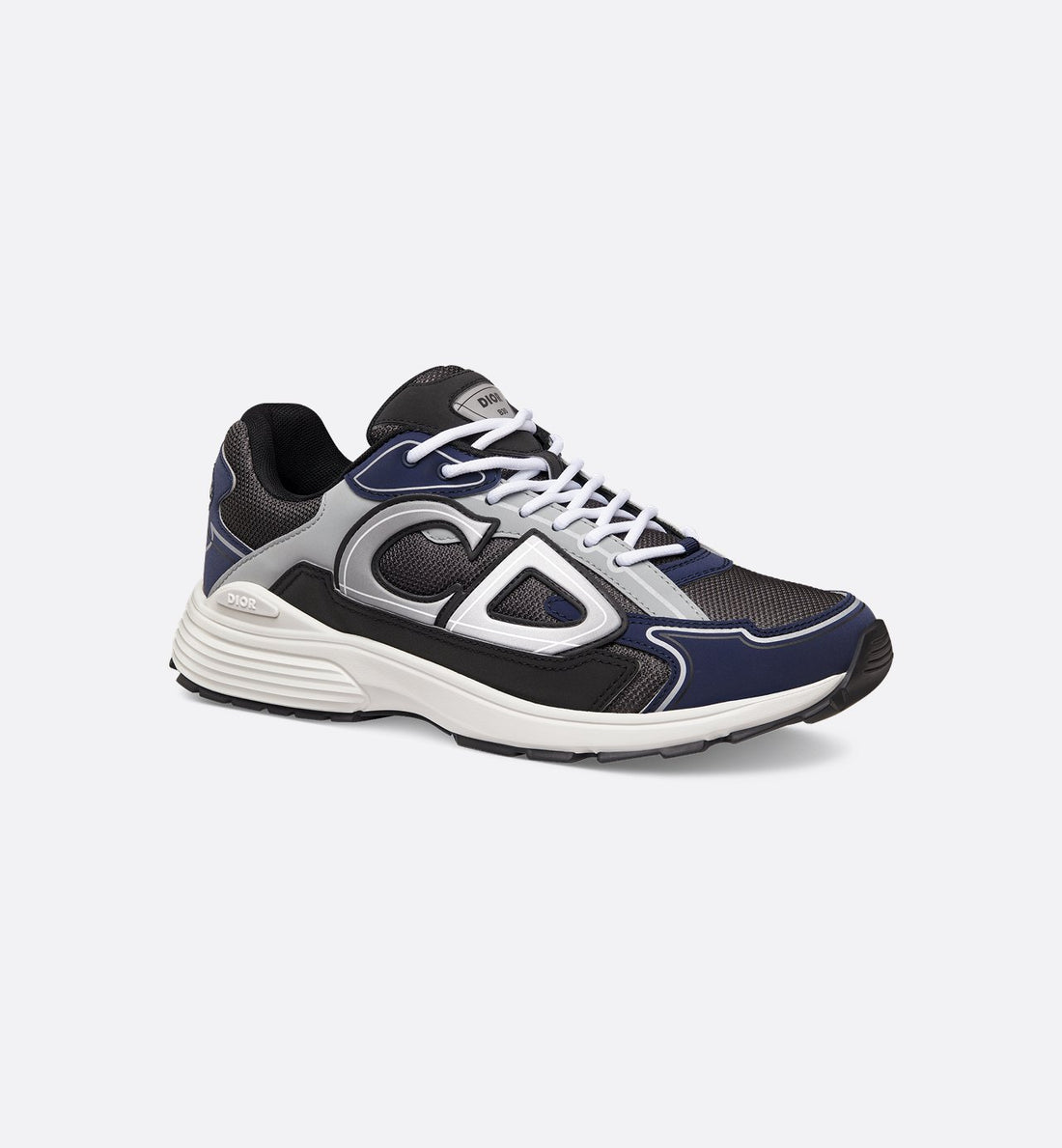 B30 Sneaker Anthracite Gray Mesh With Black, Blue And Dior Gray Technical Fabric