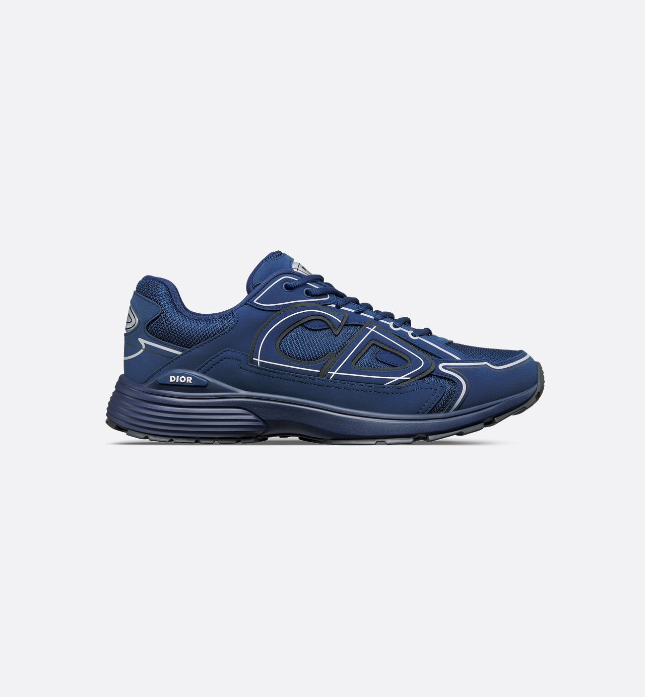 B30 Sneaker Deep Blue Mesh And Technical Fabric