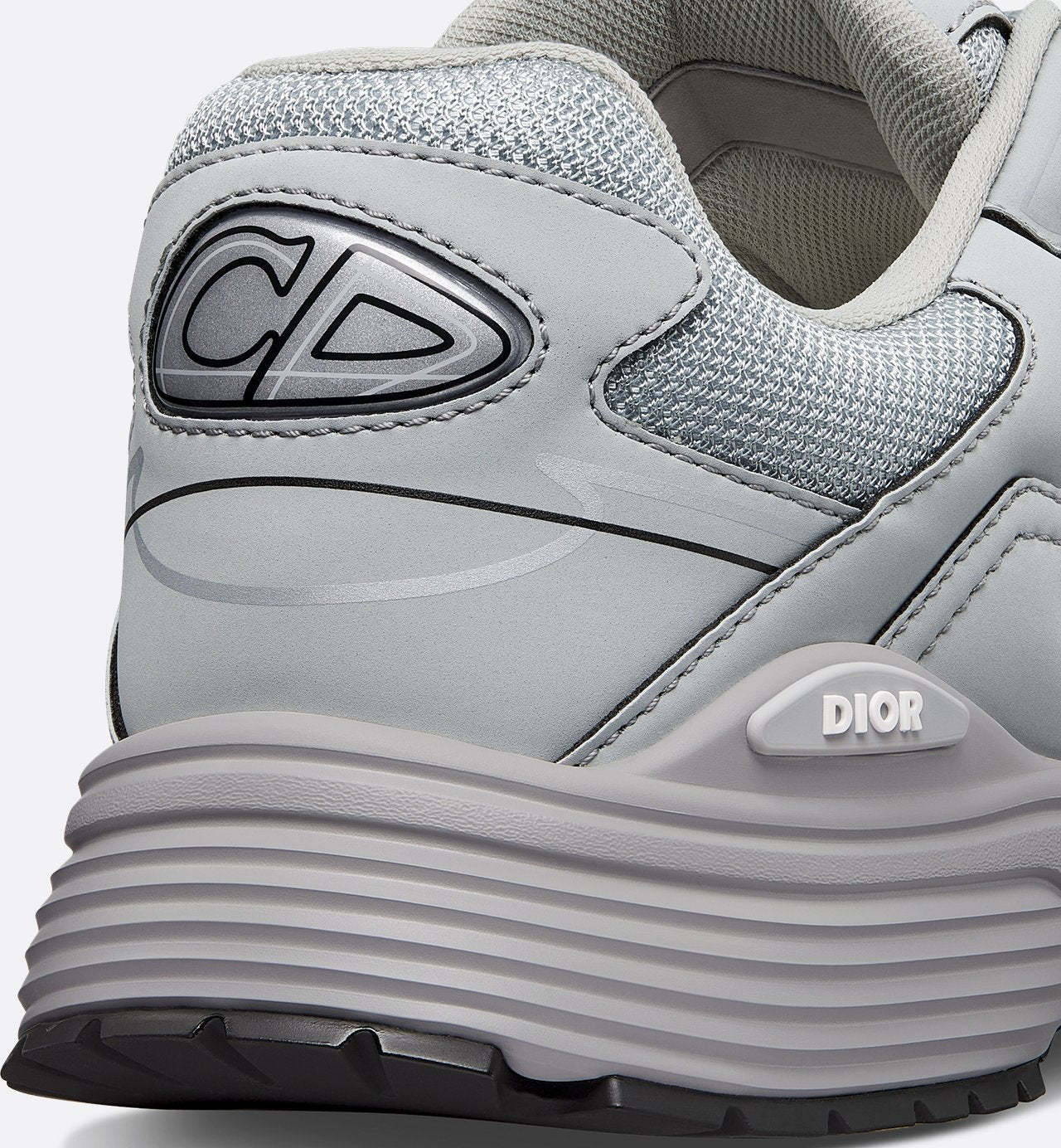 B30 Sneaker Dior Gray Mesh And Technical Fabric