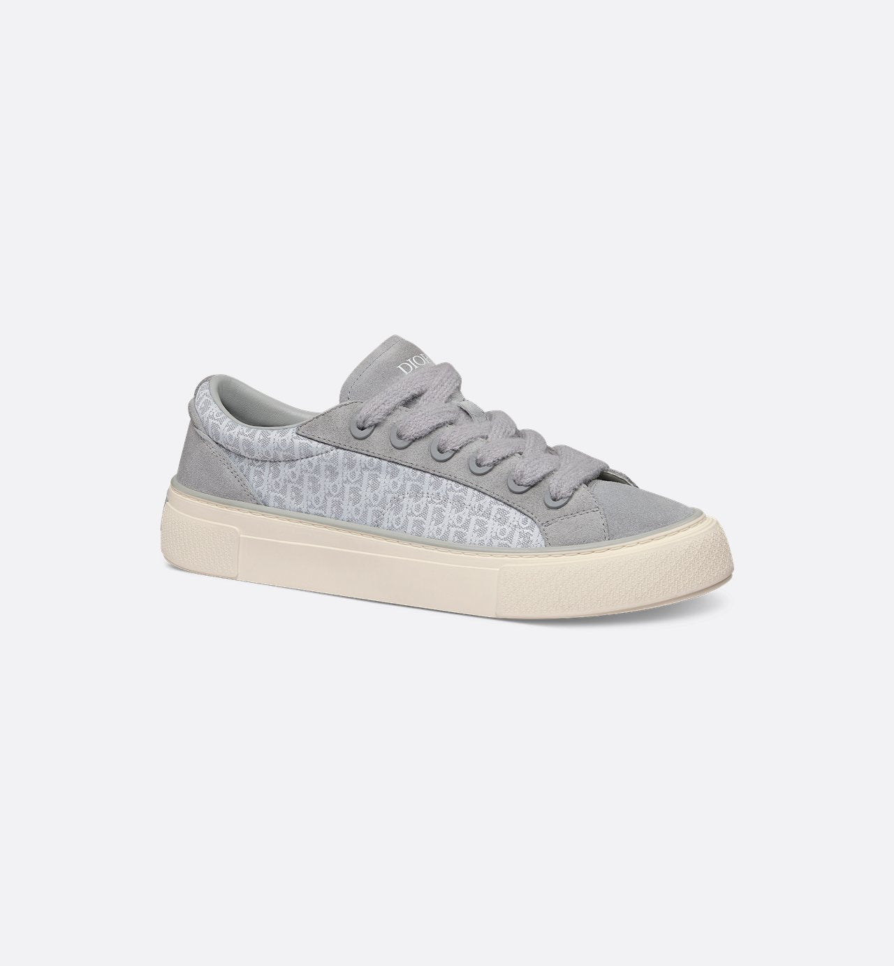 B33 Sneaker Dior Gray Dior Oblique Jacquard And Dior Gray Suede